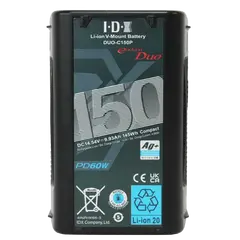 IDX DUO-C150P Battery High Capacity V-Lock Battery 14.4v / 146Wh