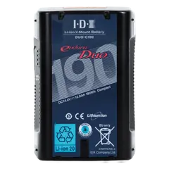 IDX DUO-C190 High Capacity V-Lock Battery 14.4V / 185Wh