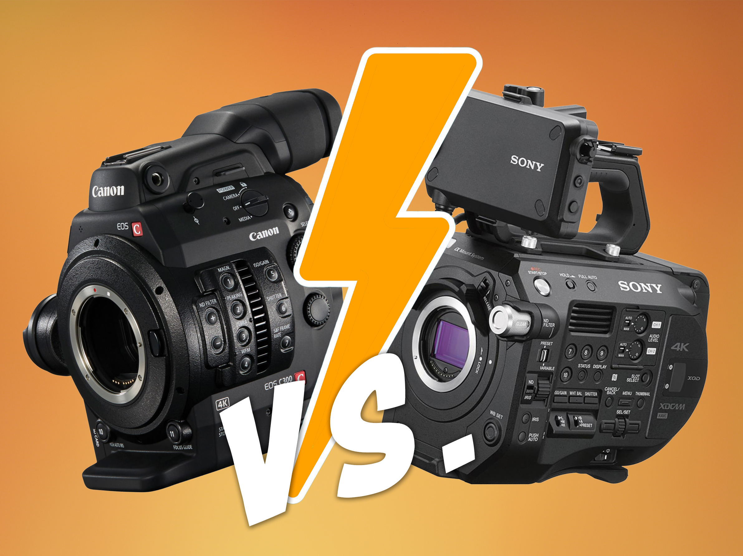 Canon C300 vs Sony PXW Fs7