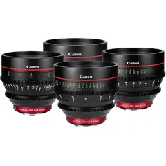 Canon CNE Primes Lens Kit (24, 35, 50, 85mm) T1.3-3.1 (Front Di: 114mm)