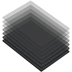 Tiffen IRND Filter Set 4x5.65" (0.3,  0.6,  0.9,  1.2,  1.5, 1.8,  2.1)